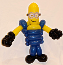 Minions Style Balloon Sculpture