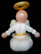 Baptism Angel Balloon Sculpture by Smarty Pants
