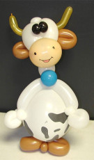 Adorable Balloon Cow