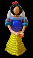 Snow White Balloon Princess Sculpture