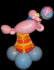 Balloon Circus Seal Centerpiece