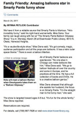 Smarty Pants Big Balloon Show Review