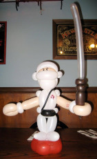 GI JOE Storm Shadow Balloon Sculpture