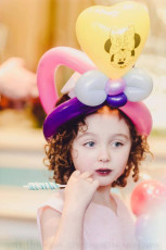 Minnie Mouse Balloon Birthday Crown