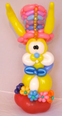Easter Bunny Balloon Sculpture