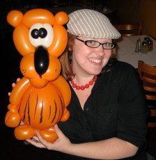 Balloon Tiger Sculpture