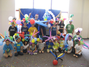 Kids love to learn how to twist balloons