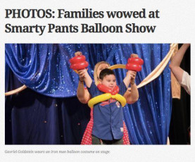 Families wowed at the Big Balloon Show