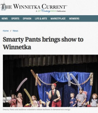 Smarty Pants Presents his science assembly in Winnetka