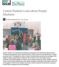 Kids volunteer in the Mousetrap Machine Science Assembly