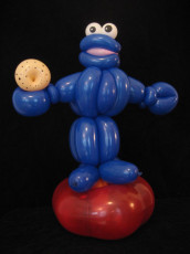 Cookie Monster Sesame Street Balloon Centerpiece