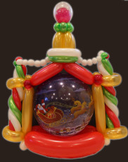 Holiday Balloon Decor by Smarty Pants