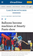 Balloons become Simple Machines at the Mousetrap Machine Science Assembly program