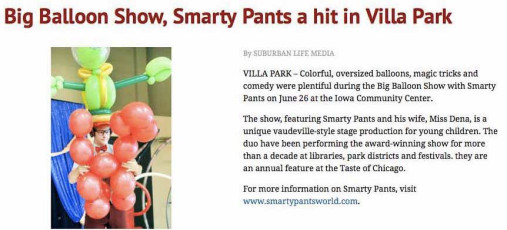 Smarty Pants Big Balloon Show Review