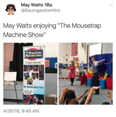 Schools Love the Mousetrap Machine Science Assembly