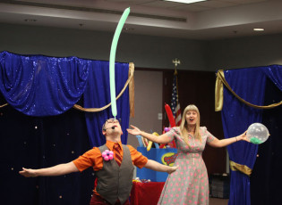 Big Balloon Show is filled with amazing Balloon Balancing Tricks!