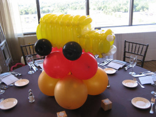 School Bus Centerpiece