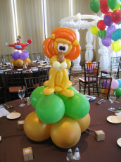 Lion Balloon Centerpiece