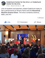 The Mousetrap Machine Science Assembly at the Center of the Arts!