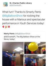 Smarty Pants at the St Charles Public Library