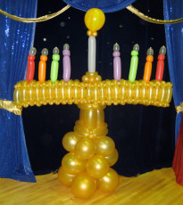 Big Balloon Menorah by Smarty Pants