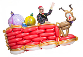 Smarty Pants in the Sleigh for Christmas!